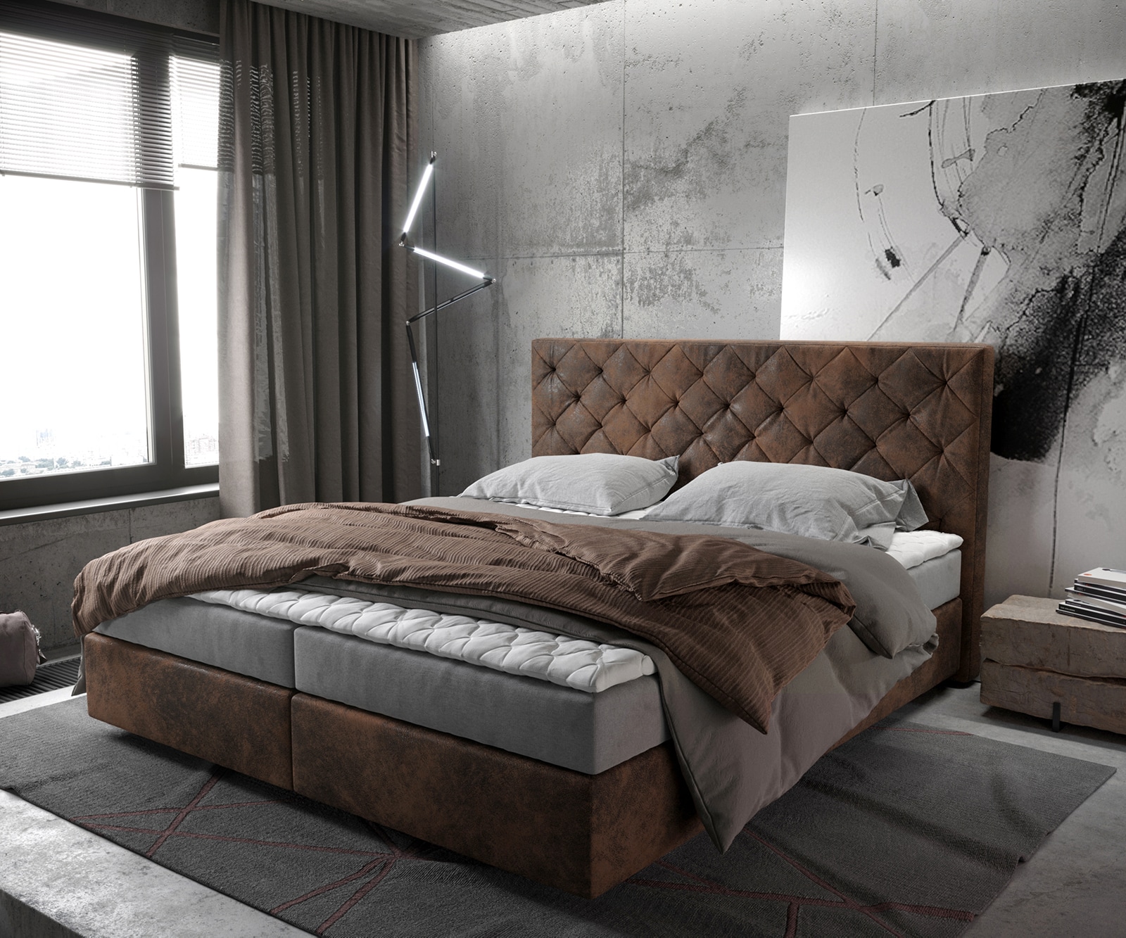 boxspring bed 180x200
