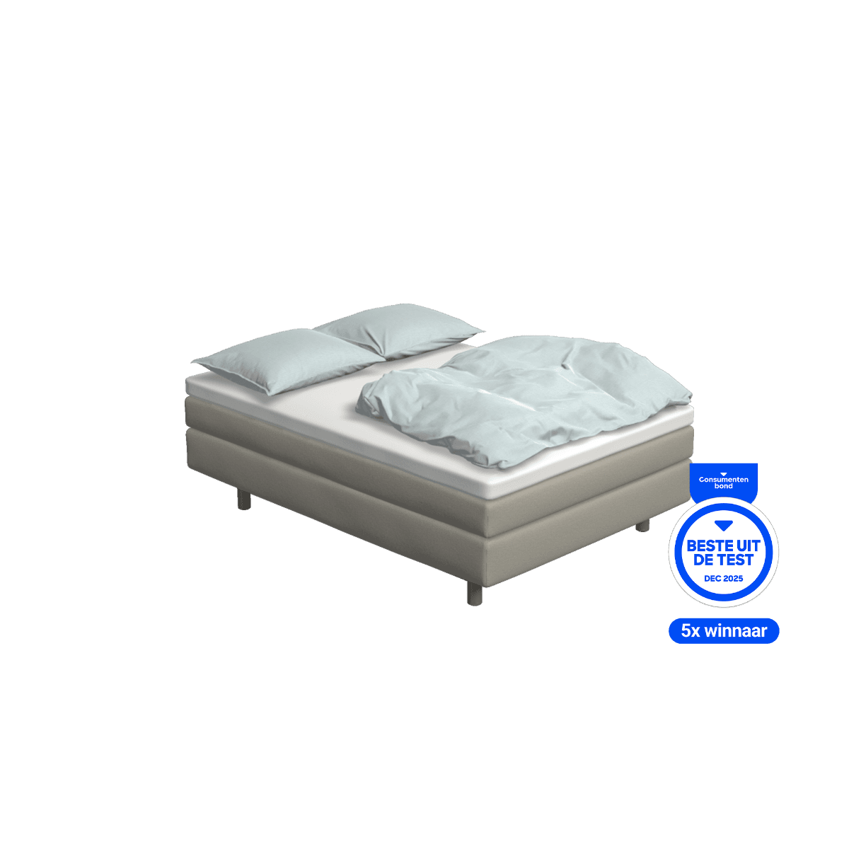 eenpersoons boxspring 90x200