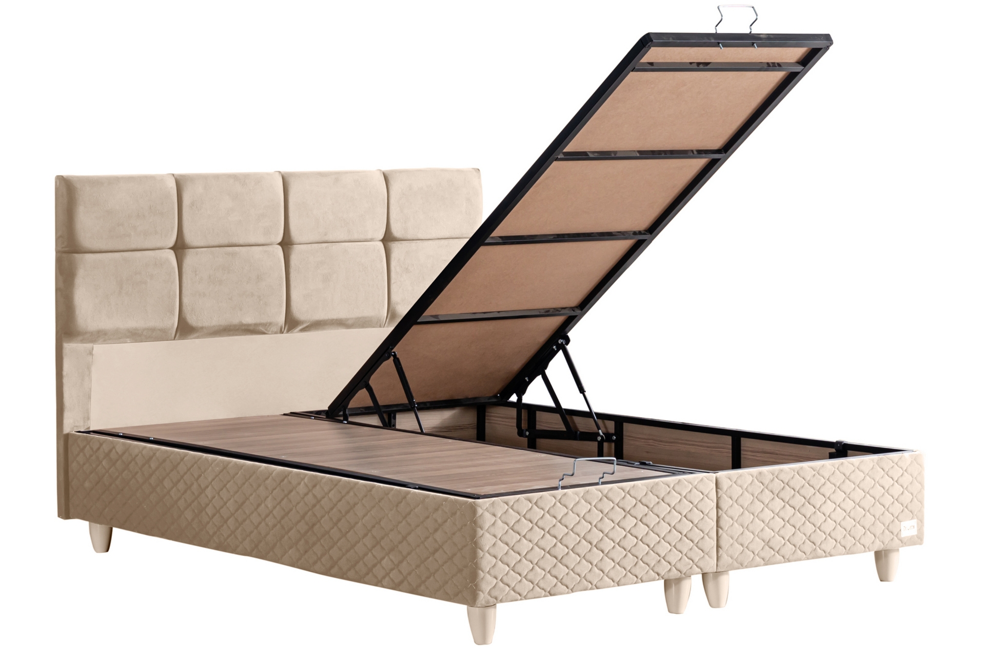 boxspring 90x200 met hoofdbord