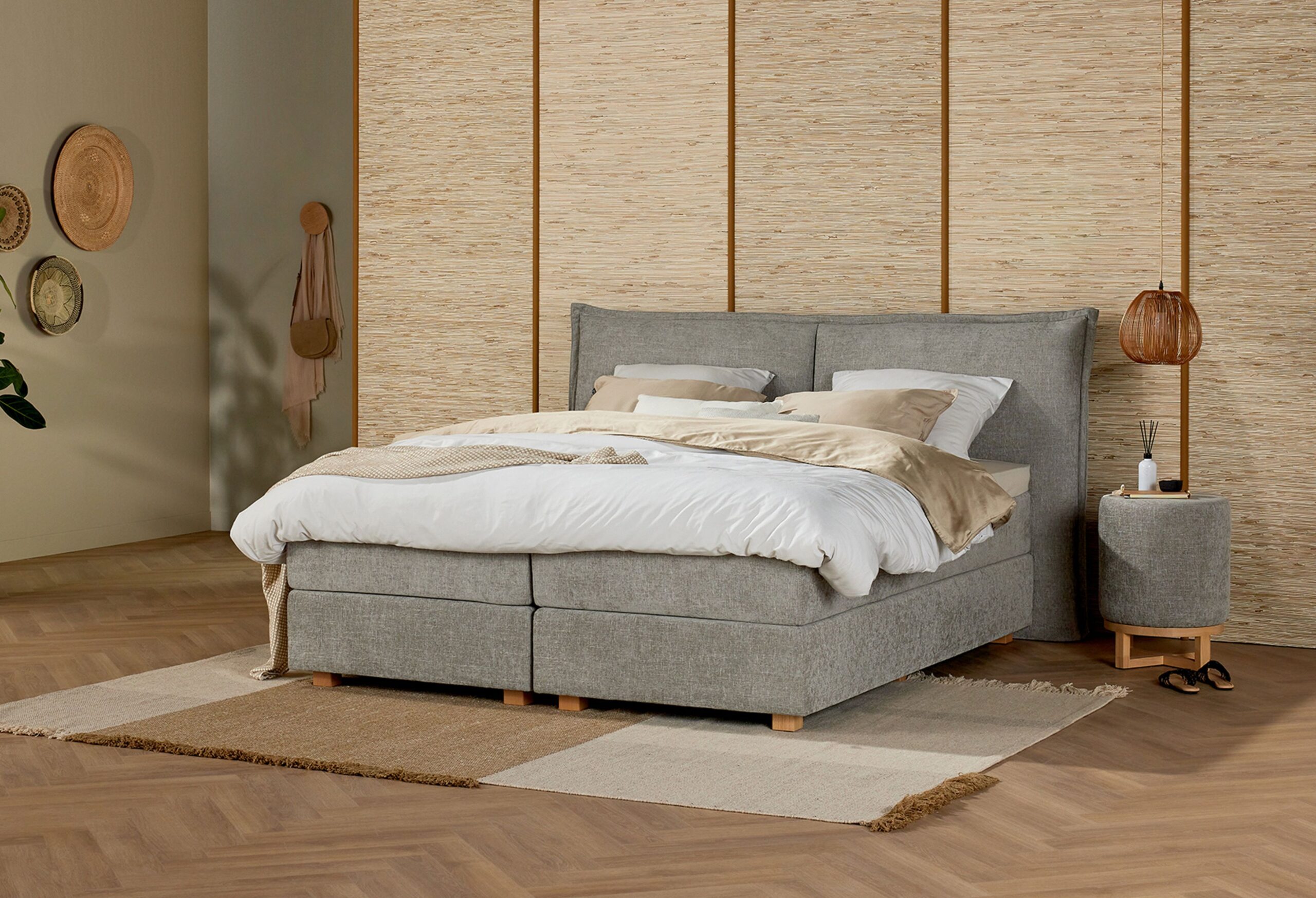 boxspring bed met opbergruimte