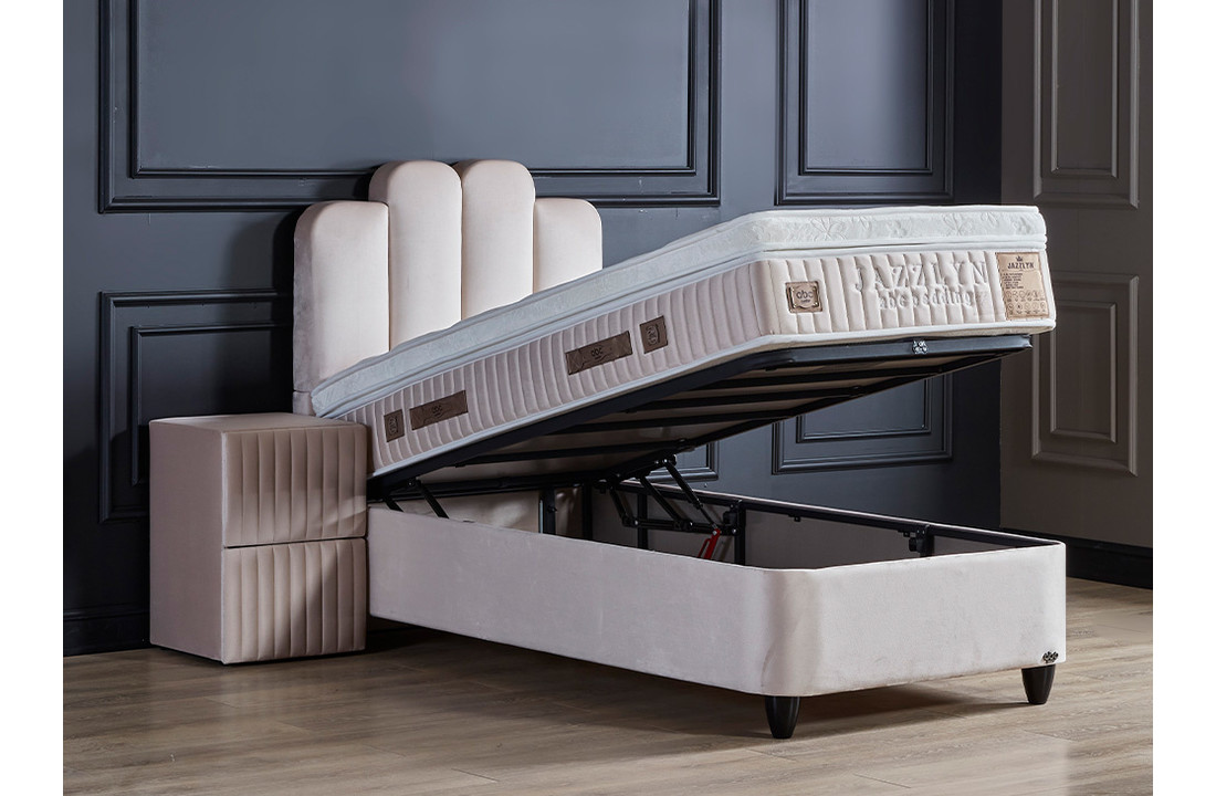 een persoon boxspring